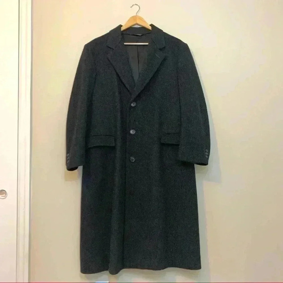 Nordstrom Other - Vintage Nordstrom dark grey wool overcoat
